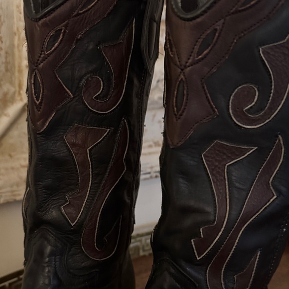 SEYCHELLES cowgirl boots. Made in Mexico real Vero Cucio Leather - Picture 5 of 9